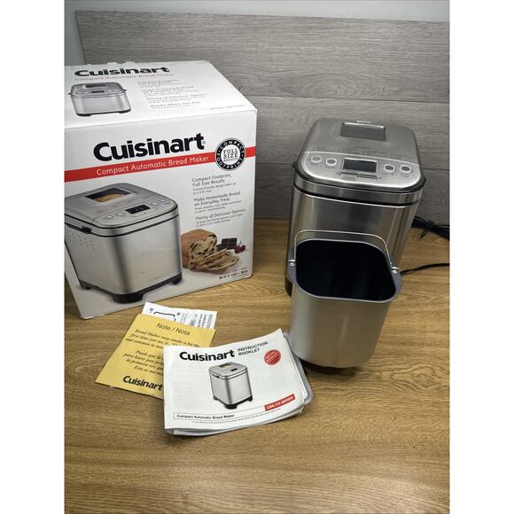 Cuisinart Automatic Bread Maker Stainless Steel Programmable Up To 2lb Loaf - Picture 1 of 6